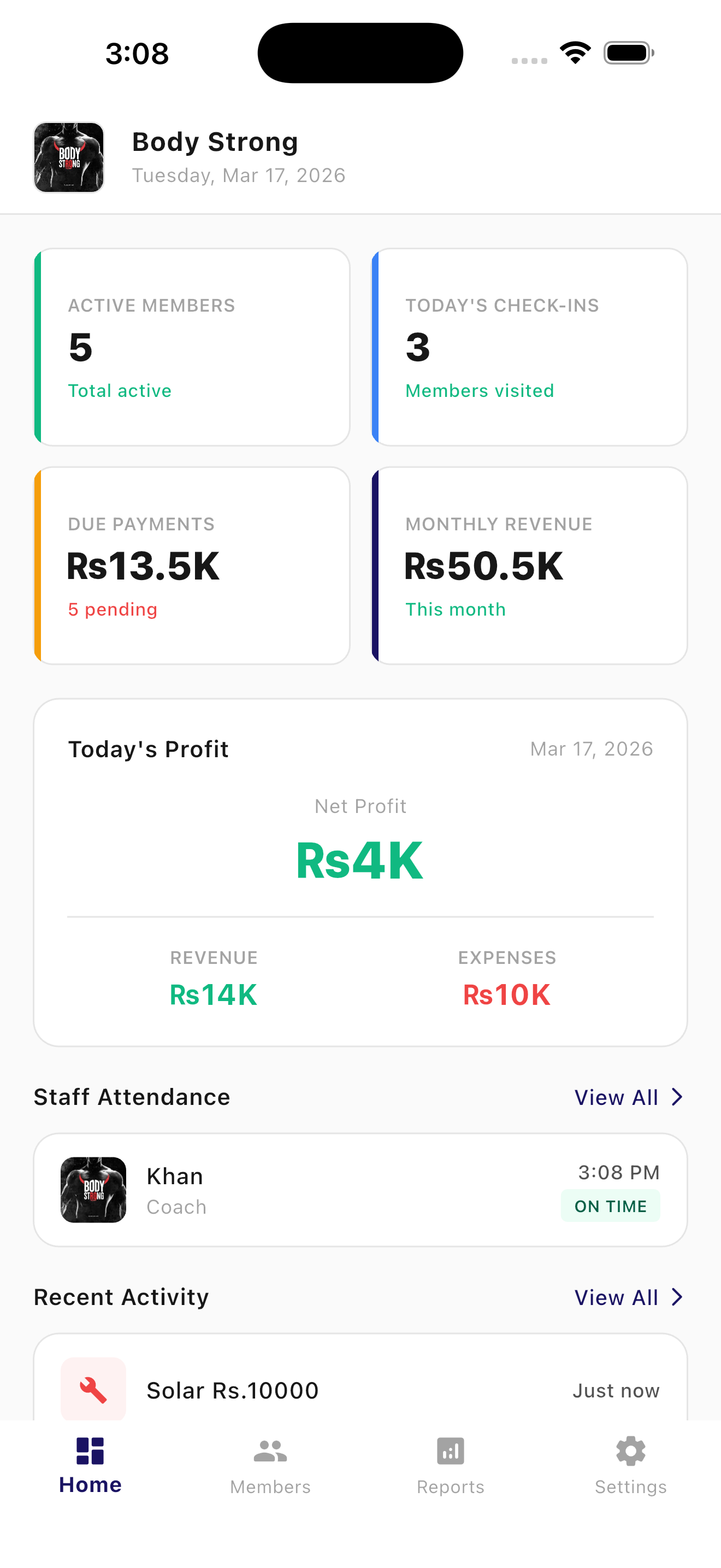 StudioOps Dashboard